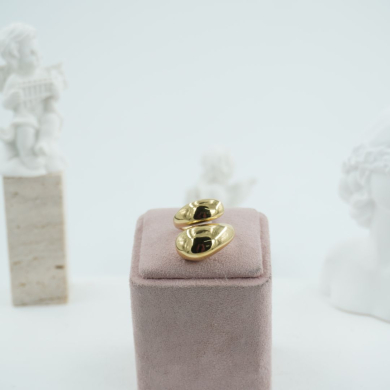ANILLO ZO11695R DORADO Acero Inoxidable