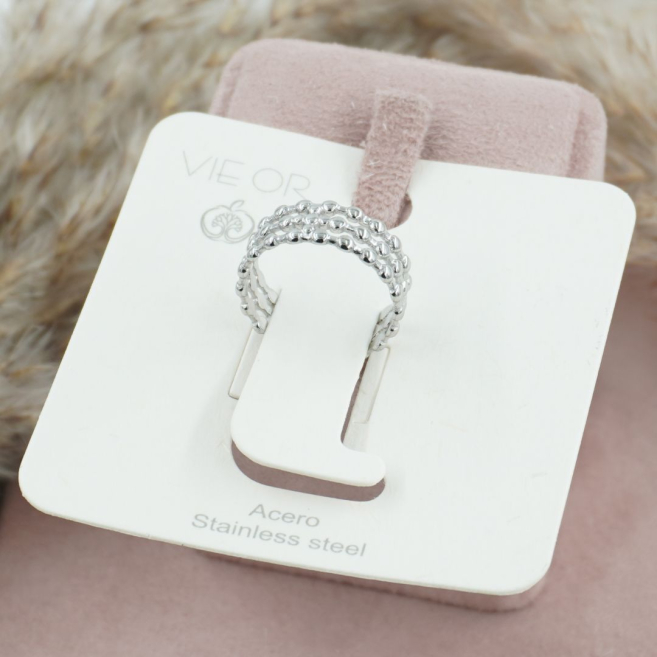 ANILLO ZO7181R150 PLATEADO Acero Inoxidable