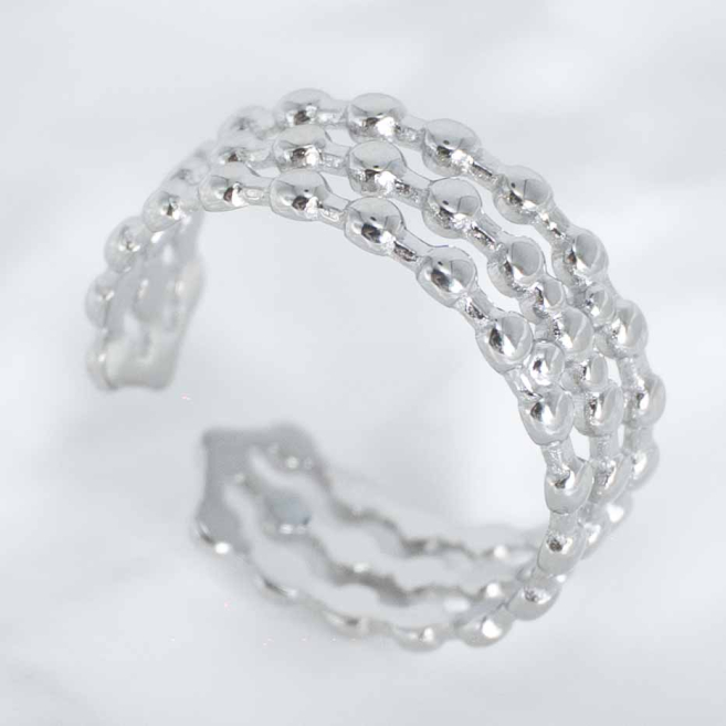 ANILLO ZO7181R150 PLATEADO Acero Inoxidable