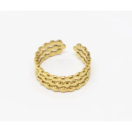 ANILLO ZO7181R150 DORADO Acero Inoxidable 2A36