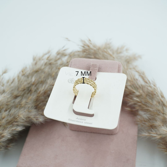 ANILLO ZO7181R150 DORADO Acero Inoxidable 2A36