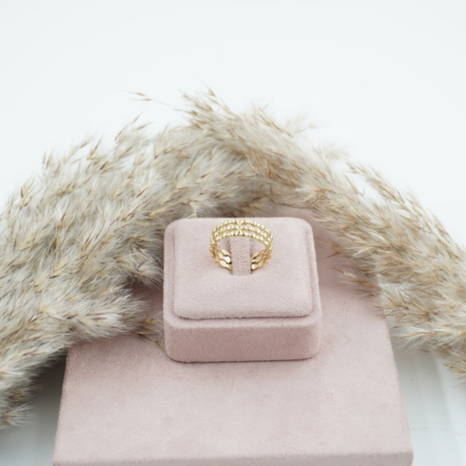 ANILLO ZO7181R150 DORADO Acero Inoxidable 2A36