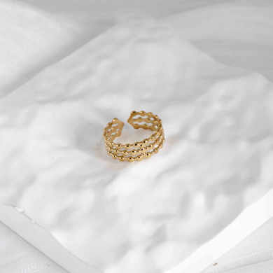 ANILLO ZO7181R150 DORADO Acero Inoxidable 2A36
