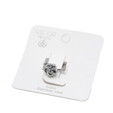 ANILLO ZO11923R PLATEADO Acero Inoxidable 2A11
