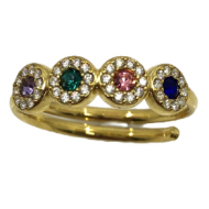 ANILLO ZO15233R PLATEADO Acero Inoxidable