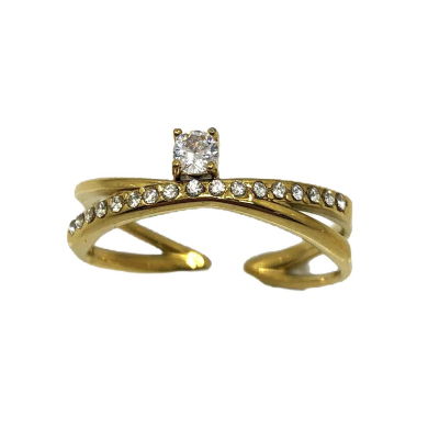 ANILLO ZO15444R PLATEADO Acero Inoxidable