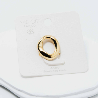 ANILLO ZO12991R/P Dorado Acero Inoxidable -A23