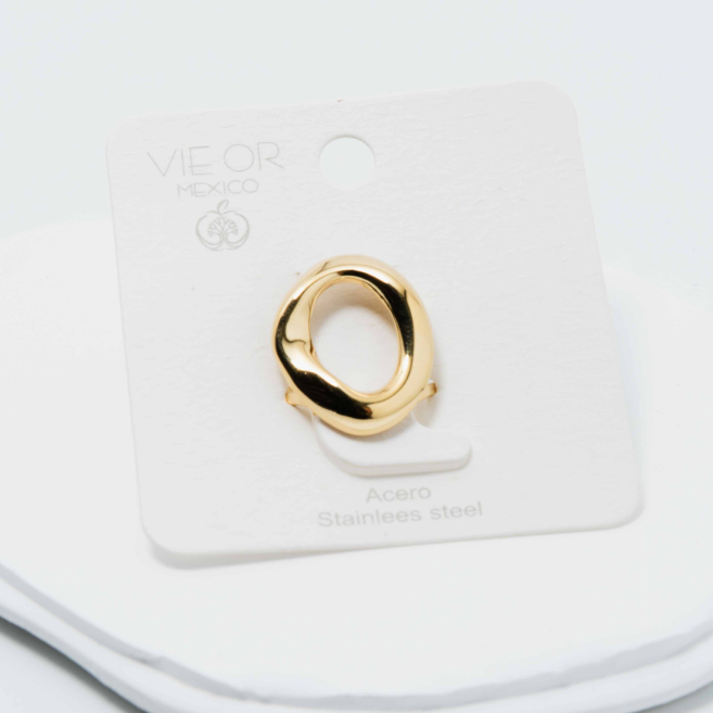 ANILLO ZO12991R/P Dorado Acero Inoxidable -A23