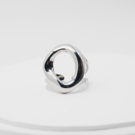 ANILLO ZO12991R/P Plateado Acero Inoxidable -A23