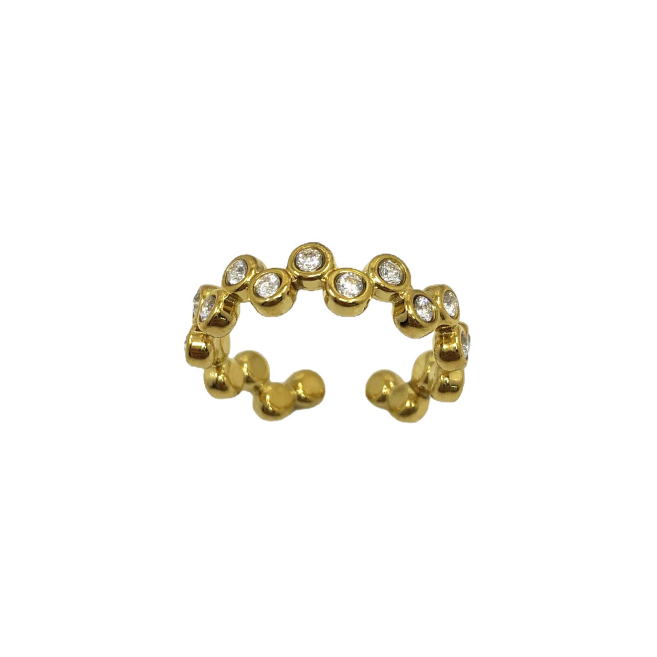 ANILLO ZO15331R DORADO Acero Inoxidable
