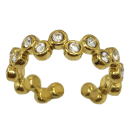ANILLO ZO15331R DORADO Acero Inoxidable