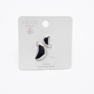 ANILLO ZO14324R Plateado Acero Inoxidable A46