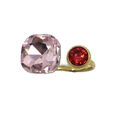 ANILLO ZO14059R DORADO Acero Inoxidable