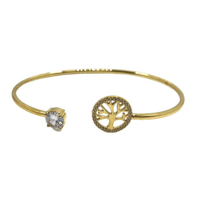 BRAZALETE ZO15288B PLATEADO Acero Inoxidable