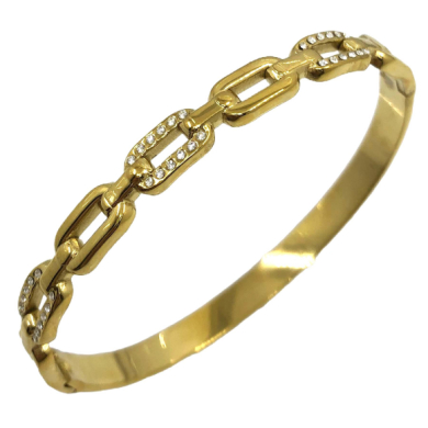 BRAZALETE ZO15517B PLATEADO Acero Inoxidable