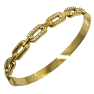 BRAZALETE ZO15517B PLATEADO Acero Inoxidable