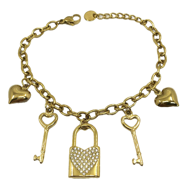 PULSERA ZO13875B PLATEADO Acero Inoxidable