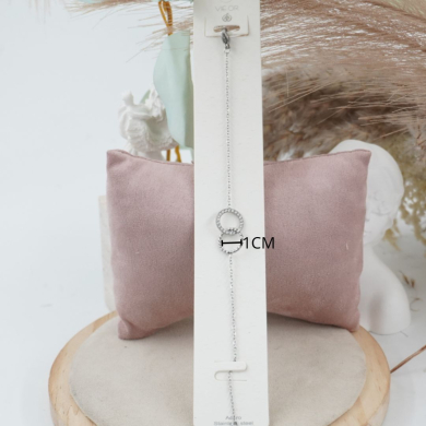 PULSERA ZO11863B PLATEADO Acero Inoxidable 2B33