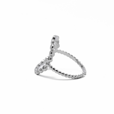 ANILLO ZO14314R Plateado Acero Inoxidable 2A13