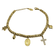 PULSERA ZO13521B BICOLOR Acero Inoxidable
