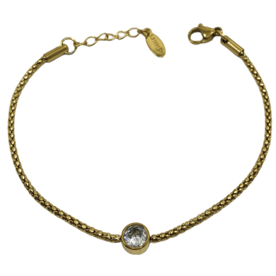 PULSERA ZO13480B DORADO Acero Inoxidable