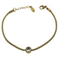 PULSERA ZO13480B DORADO Acero Inoxidable