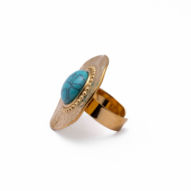 ANILLO Y00502 AZUL Acero Inoxidable 2A45