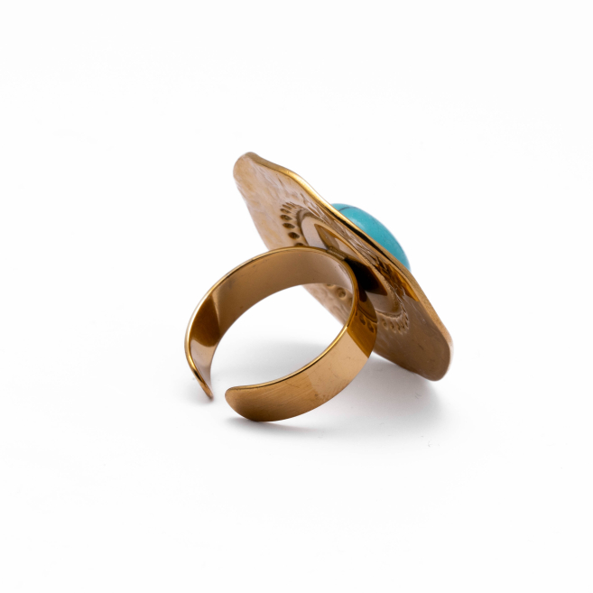 ANILLO Y00502 AZUL Acero Inoxidable 2A45