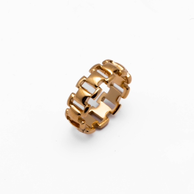 ANILLO ZO14130R Dorado Acero Inoxidable 2A23