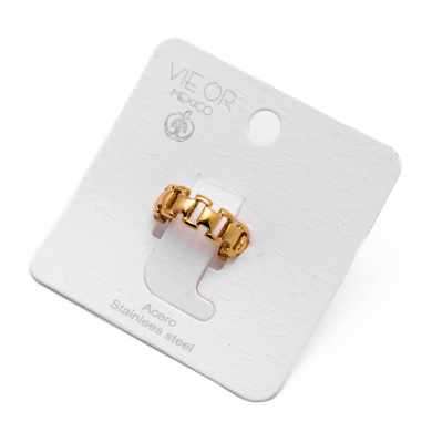 ANILLO ZO14130R Dorado Acero Inoxidable 2A23
