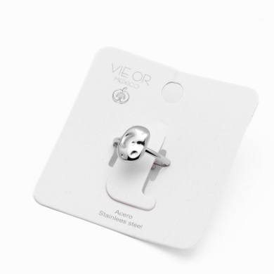 ANILLO Y00498 PLATEADO Acero Inoxidable 2A11