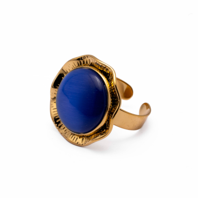 ANILLO Y00163 AZUL Acero Inoxidable 2A55