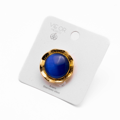 ANILLO Y00163 AZUL Acero Inoxidable 2A55