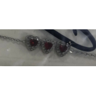 PULSERA ZO14968B PLATEADO+BLANCO Acero Inoxidable