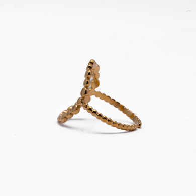 ANILLO ZO14314R Dorado Acero Inoxidable 2A13
