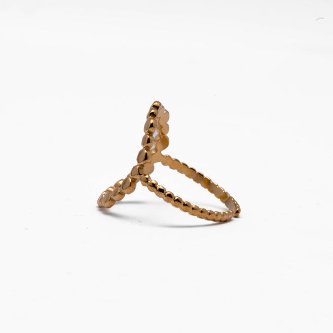 ANILLO ZO14314R Dorado Acero Inoxidable 2A13