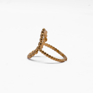 ANILLO ZO14314R Dorado Acero Inoxidable 2A13