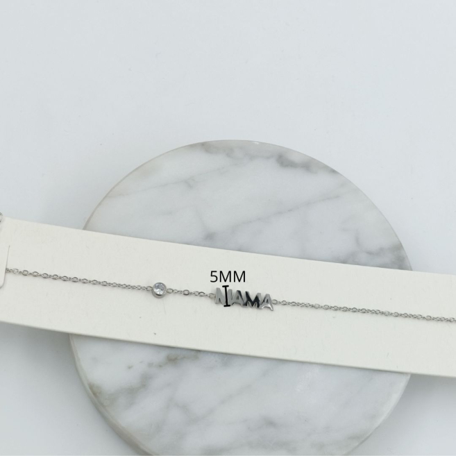 PULSERA ZO11318B PLATEADO Acero Inoxidable 2B46
