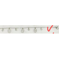 PULSERA ZO14926B PLATEADO Acero Inoxidable