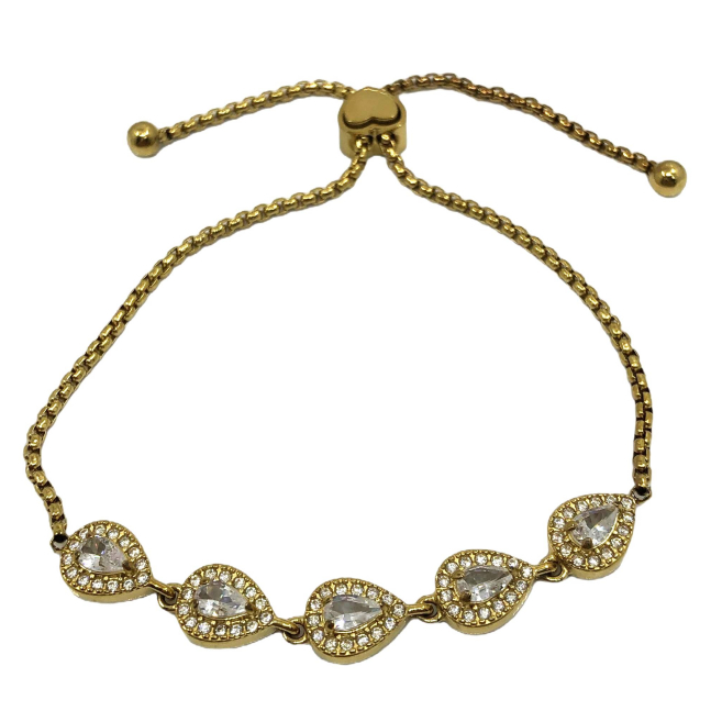 PULSERA ZO13981B PLATEADO Acero Inoxidable