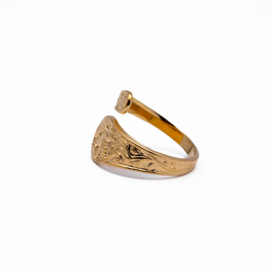 ANILLO Y00257 Dorado Acero Inoxidable -2A34