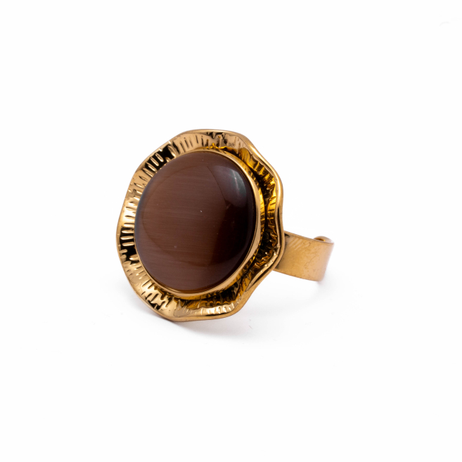 ANILLO Y00163 Marron Acero  Inoxidable -2A45 1 1 2A55