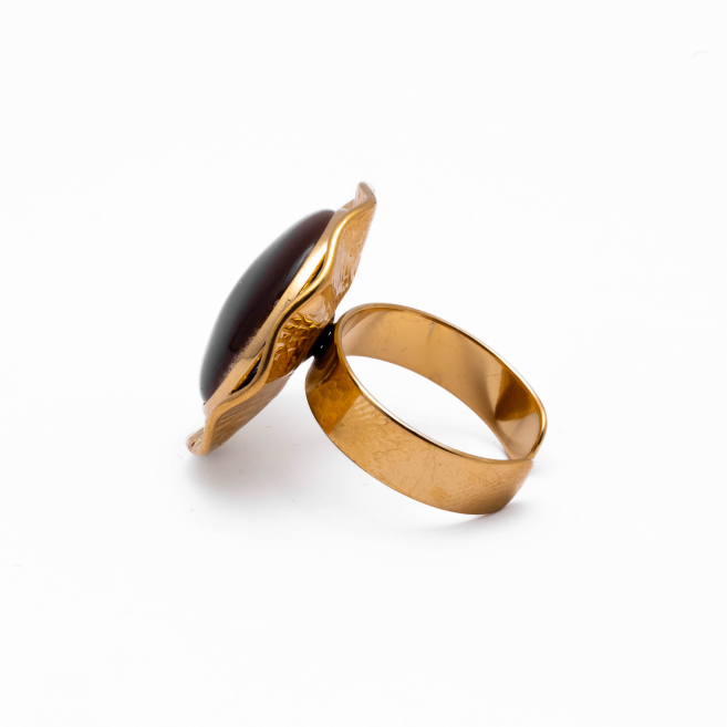 ANILLO Y00163 Marron Acero  Inoxidable -2A45 1 1 2A55