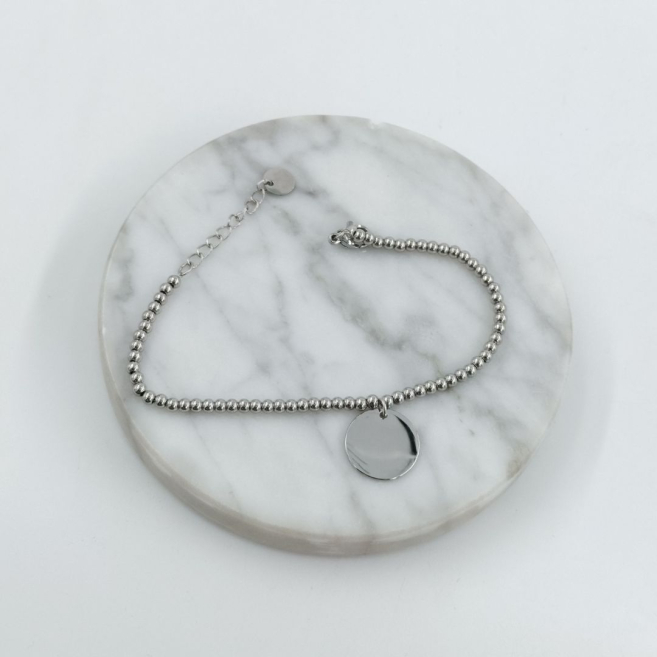 PULSERA ZO11507B PLATEADO Acero Inoxidable 2B19