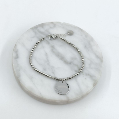 PULSERA ZO11507B PLATEADO Acero Inoxidable 2B19