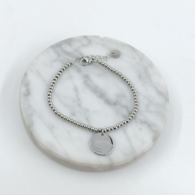 PULSERA ZO11507B PLATEADO Acero Inoxidable 2B19