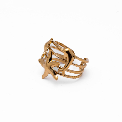 ANILLO Y00549 DORADO Acero Inoxidable