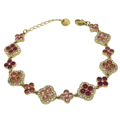 PULSERA ZO15143B DORADO+GRIS Acero Inoxidable
