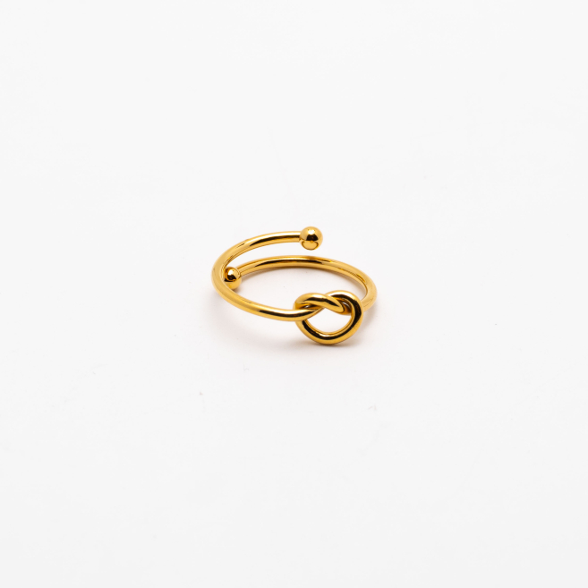 ANILLO ZO14075R Dorado Acero Inoxidable 2A24