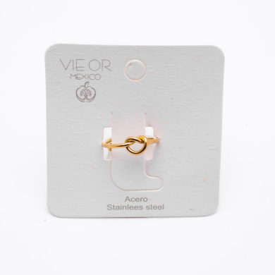 ANILLO ZO14075R Dorado Acero Inoxidable 2A24